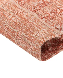 Tapete De Algodao Laranja 160 X 230 Cm Mugla