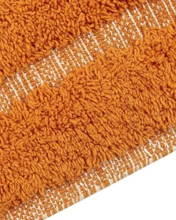 Tapete De Algodao Laranja 80 X 150 Cm Hakkari