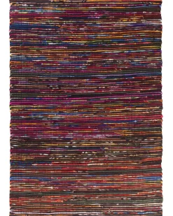 Tapete De Algodao Multicolor Escuro 160 X 230 Cm Bartin
