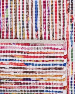 Tapete De Algodao Multicolor Claro 160 X 230 Cm Bartin