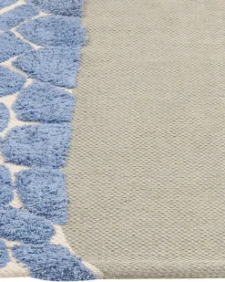 Tapete De Algodao Multicolor Com Impressao De Girafa 80 X 150 Cm Sakubo