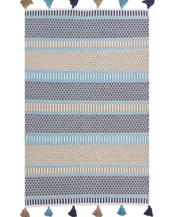 Tapete De Algodao Multicolor 160 X 230 Cm Marmara