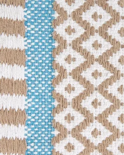 Tapete De Algodao Multicolor 160 X 230 Cm Marmara