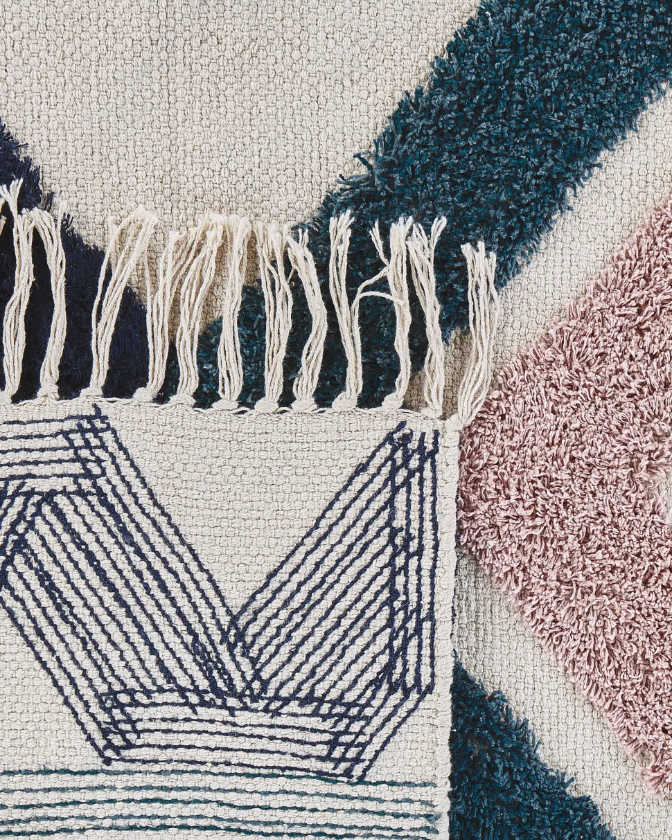 Tapete De Algodao Multicolor 160 X 230 Cm Kozlu