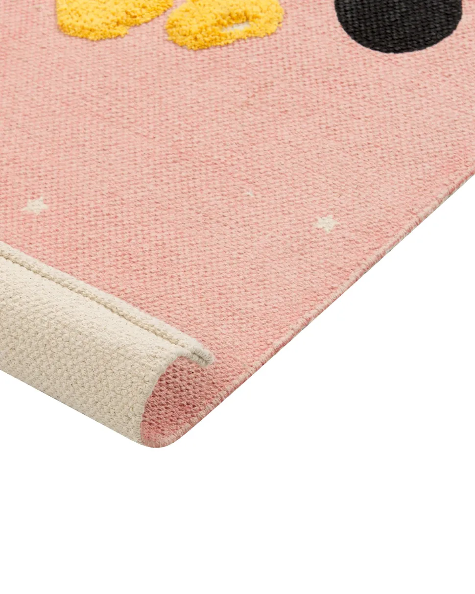 Tapete De Algodao Multicolor Com Impressao De Urso 80 X 150 Cm Tapak