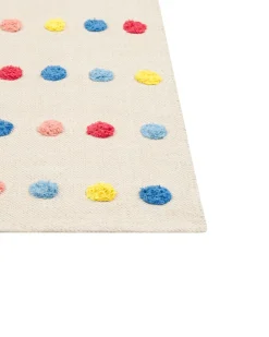 Tapete De Algodao Multicolor 80 X 150 Cm Leles