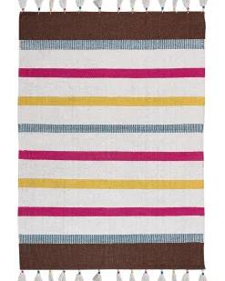 Tapete De Algodao Multicolor 160 X 230 Cm Hisarli