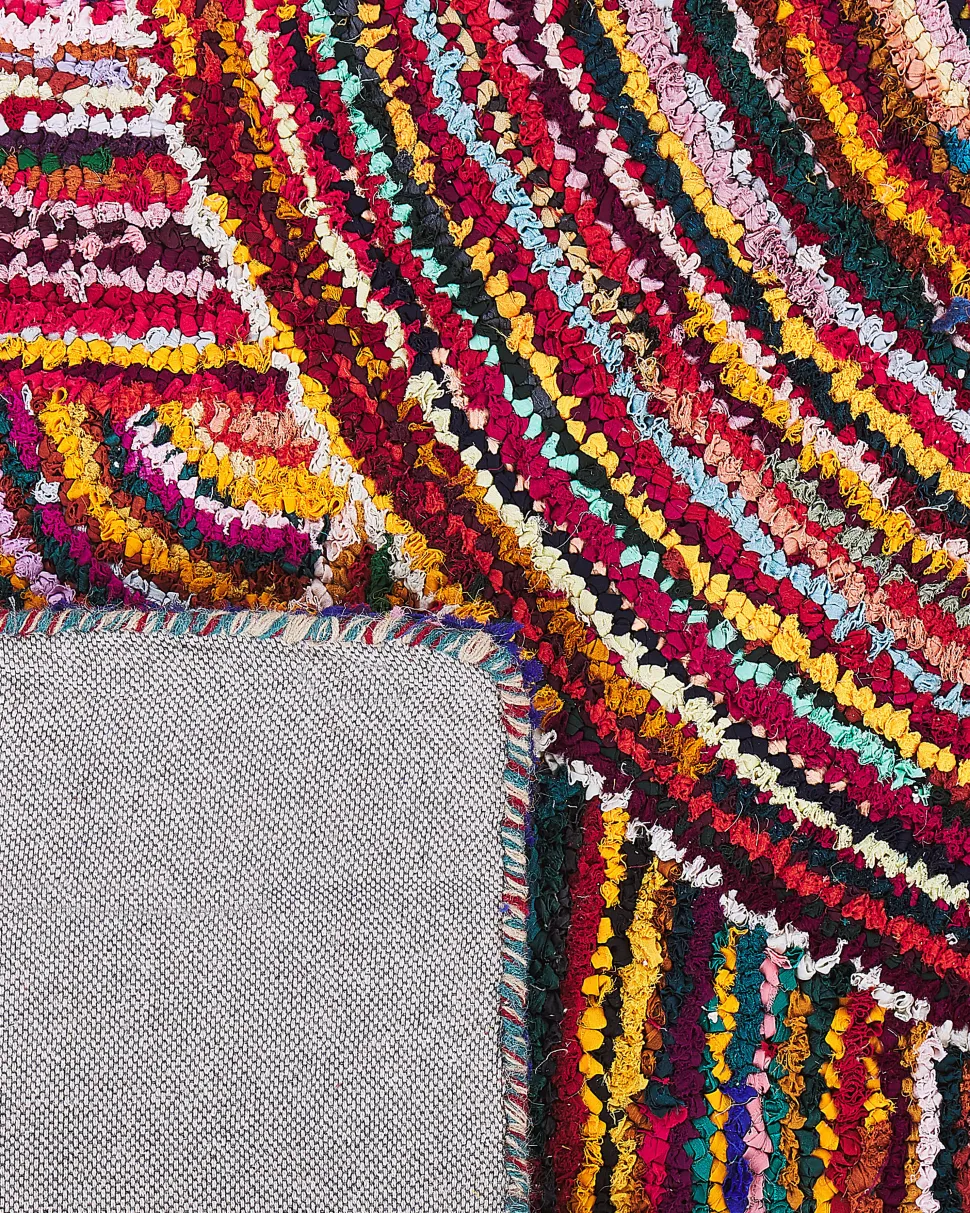 Tapete De Algodao Multicolor 160 X 230 Cm Kozan