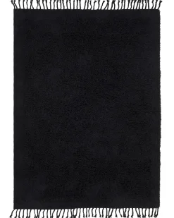 Tapete De Algodao Preto 140 X 200 Cm Bitlis