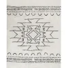 Tapete De Algodao Preto E Branco 160 X 230 Cm Khouribga