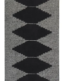 Tapete De Algodao Preto E Branco 160 X 230 Cm Bathinda