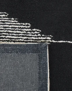 Tapete De Algodao Preto E Branco 160 X 230 Cm Bathinda