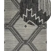 Tapete De Algodao Preto E Branco 160 X 230 Cm Arbaa