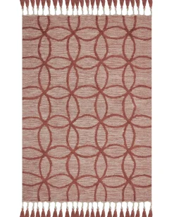 Tapete De Algodao Vermelho 160 X 230 Cm Kirsehir