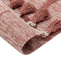 Tapete De Algodao Vermelho 160 X 230 Cm Kirsehir