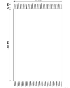 Tapete De Algodao Vermelho 160 X 230 Cm Kirsehir