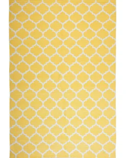 Tapete De Area Reversivel Amarelo 160 X 230 Cm Aksu