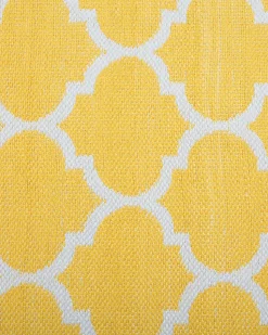 Tapete De Area Reversivel Amarelo 160 X 230 Cm Aksu