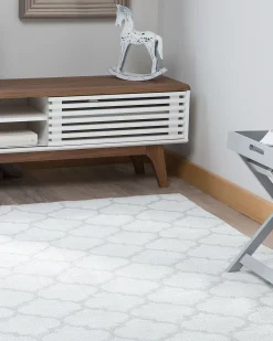 Tapete De Area Reversivel Cinzento 160 X 230 Cm Aksu