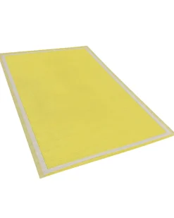 Tapete De Exterior Amarelo 120 X 180 Cm Etawah