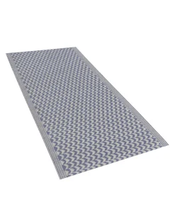 Tapete De Exterior Azul 60 X 90 Cm Mango