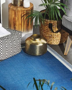 Tapete De Exterior Azul 120 X 180 Cm Etawah