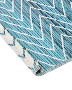 Tapete De Exterior Azul 120 X 180 Cm Balotra