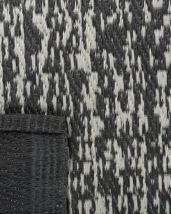 Tapete De Exterior Branco E Preto 120 X 180 Cm Ballari