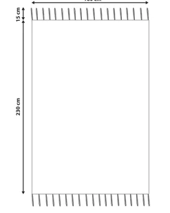 Tapete De Exterior Branco E Cinzento 160 X 230 Cm Tabiat