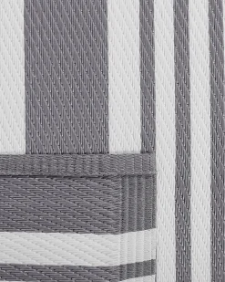 Tapete De Exterior Cinzento 120 X 180 Cm Delhi