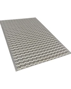 Tapete De Exterior Cinzento 120 X 180 Cm Tumkur
