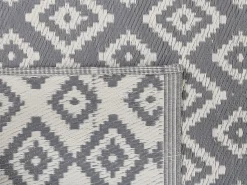 Tapete De Exterior Cinzento 120 X 180 Cm Dhule