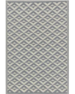 Tapete De Exterior Cinzento 120 X 180 Cm Bihar