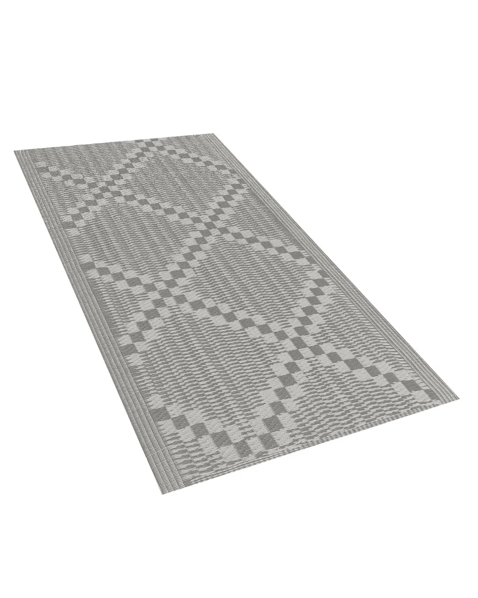 Tapete De Exterior Cinzento 60 X 105 Cm Jalna