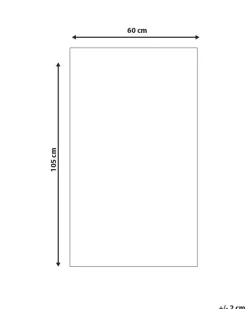 Tapete De Exterior Cinzento 60 X 105 Cm Jalna
