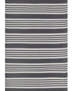 Tapete De Exterior Cinzento Claro E Preto 120 X 180 Cm Delhi