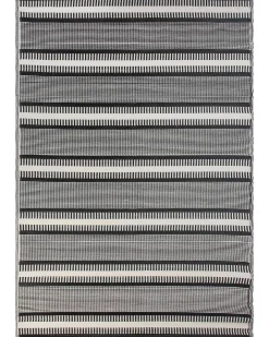 Tapete De Exterior Creme E Preto 160 X 230 Cm Mansa