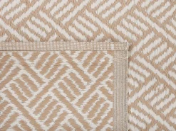 Tapete De Exterior Creme 120 X 180 Cm Ajmer