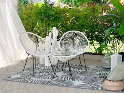 Tapete De Exterior Preto 120 X 180 Cm Kota