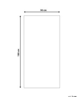 Tapete De Exterior Preto 90 X 180 Cm Surat