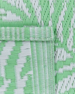 Tapete De Exterior Verde Claro 120 X 180 Cm Kota