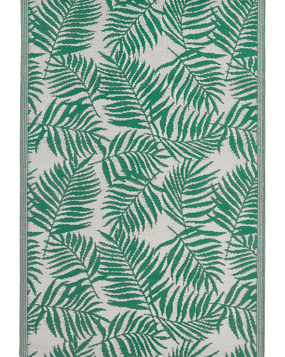 Tapete De Exterior Verde Esmeralda 120 X 180 Cm Kota