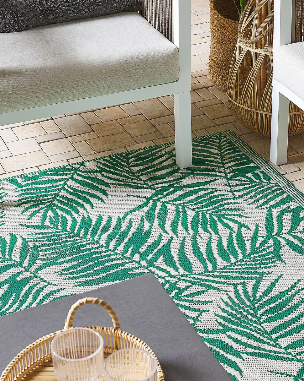 Tapete De Exterior Verde Esmeralda 120 X 180 Cm Kota