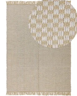 Tapete De Juta Creme 140 X 200 Cm Adabag