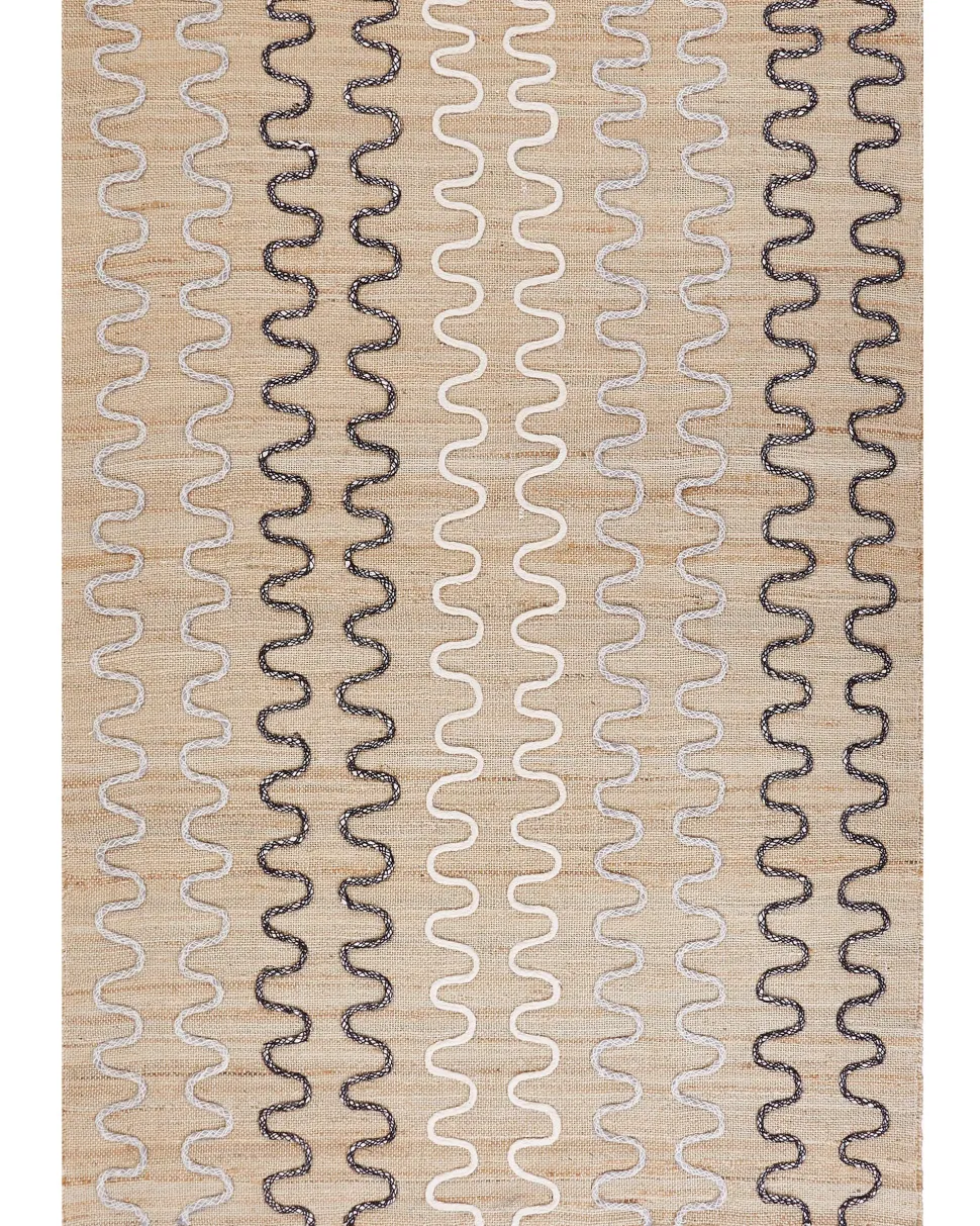 Tapete De Juta Creme 160 X 230 Cm Sogut