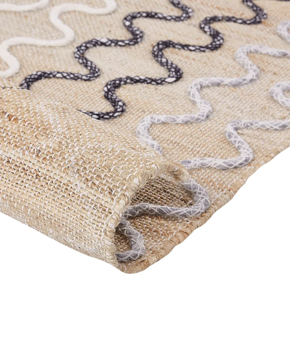 Tapete De Juta Creme 160 X 230 Cm Sogut