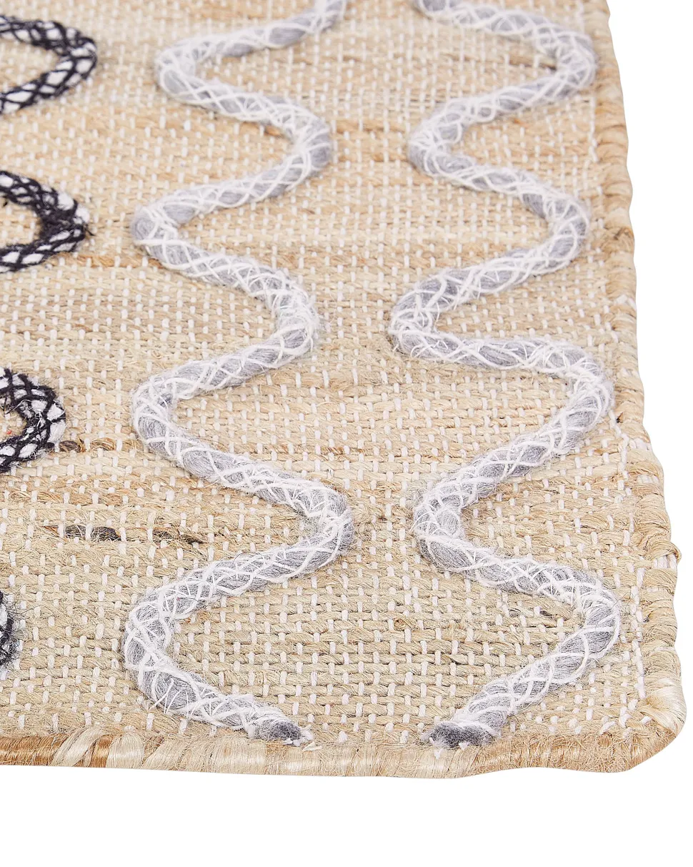 Tapete De Juta Creme 160 X 230 Cm Sogut