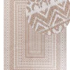 Tapete De Juta Creme E Branco 160 X 230 Cm Baglar