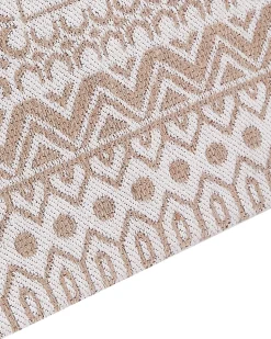 Tapete De Juta Creme E Branco 160 X 230 Cm Baglar
