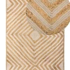 Tapete De Juta E Algodao Creme 140 X 200 Cm Pirli